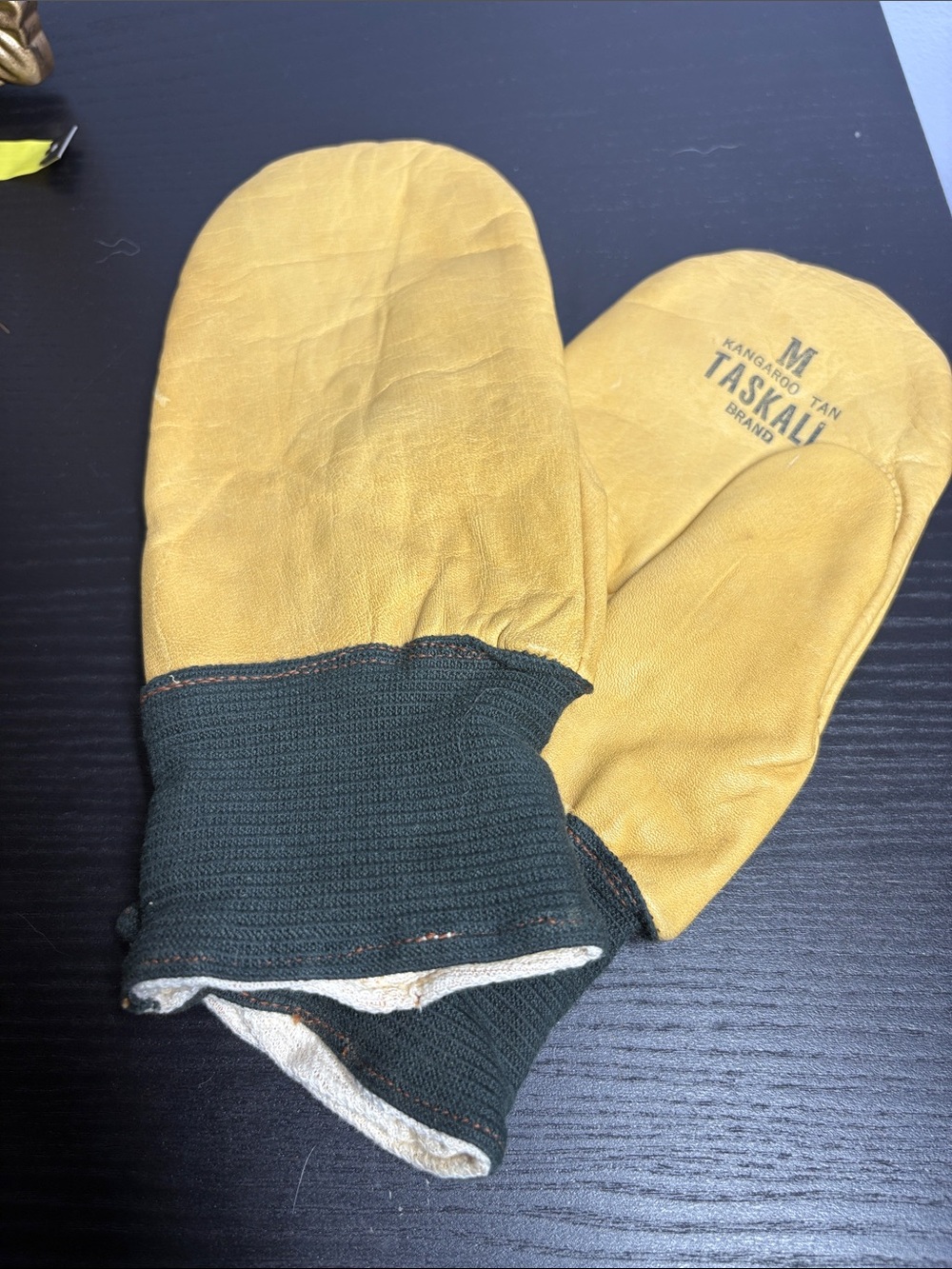 NWOT TASKALL Leather Work Mitttens
